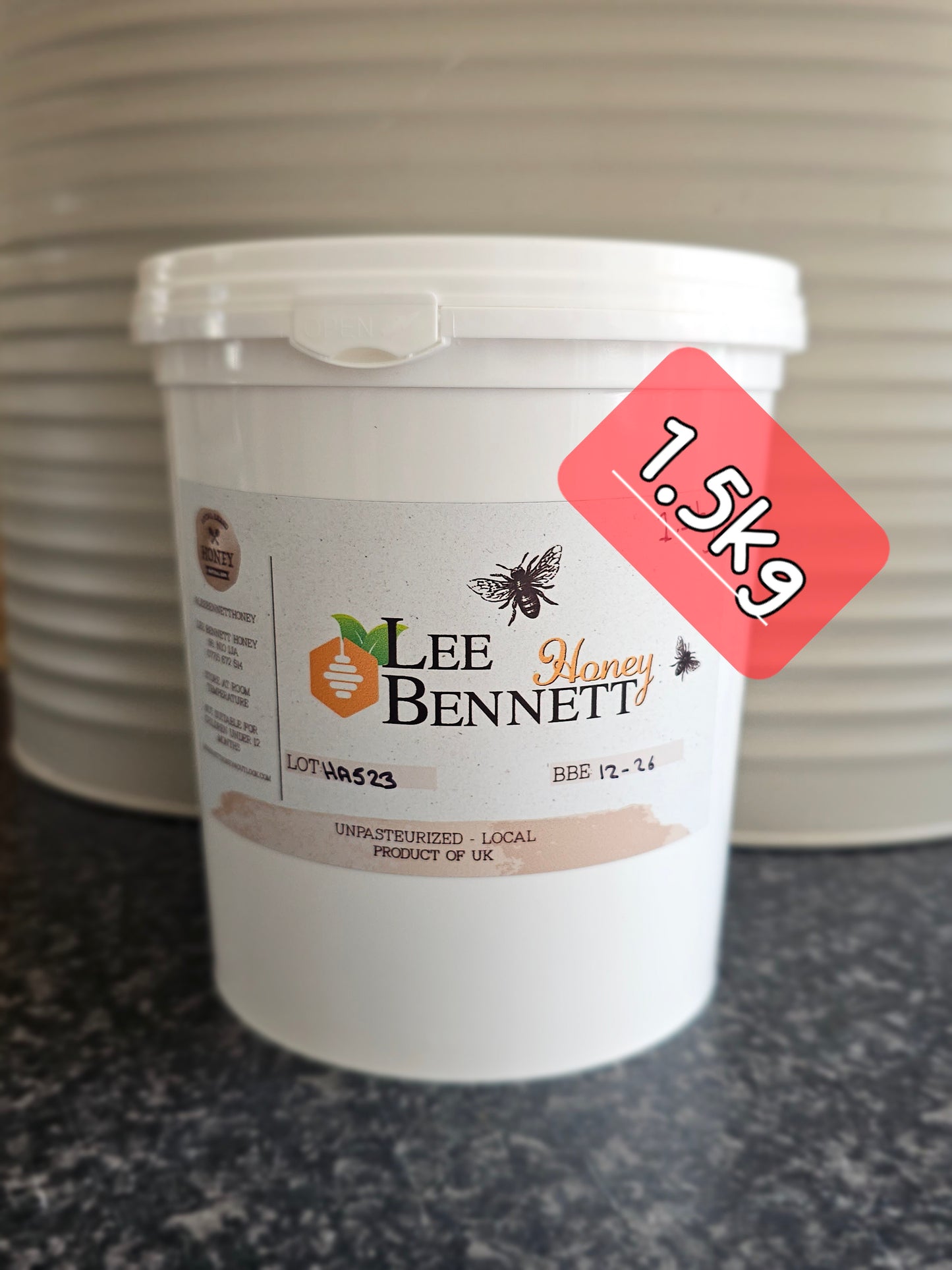1.5 kg pure local honey